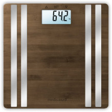 Medisana BS 552 Rectangle Bamboo, Silver Electronic personal scale