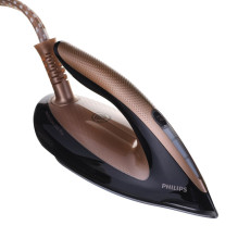 „Philips GC9682/80“ garų lygintuvas, 2700 W, 1,8 l, „T-ionicGlide“ padas, juodas, rudas