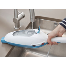„Black Decker FSM13E1“ garinis valytuvas, 0,38 l, 1300 W, mėlyna, balta „Black Decker FSM13E1“ garinis valytuvas, 0,38 l, 1300 W, mėlyna, balta