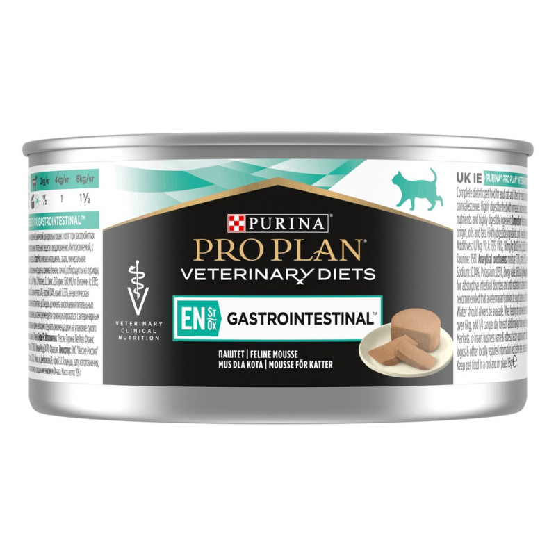 PURINA Pro Plan Veterinary Diets Feline Stox Gastrointestinal - šlapias kačių ėdalas - 195 g