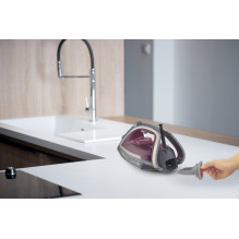 Tefal Ultragliss Anti-Calc Plus FV6840 Garinis lygintuvas 2800 W Violetinė, Sidabrinė