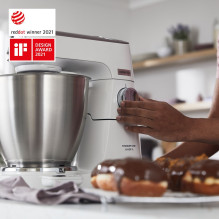 Kenwood Titanium Chef Baker XL maisto smulkintuvas 1200 W 7 l baltas įmontuojamos svarstyklės