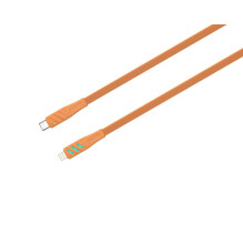Havit CB6255 - USB įkrovimo laidas, C tipo - Lightning, 1 m (oranžinis)