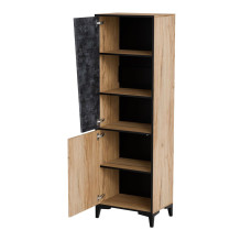 Cama 2D bookcase OVO 50x38xH182.5 oak / concrete Cama 2D bookcase OVO 50x38xH182.5 oak / concrete