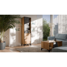 Cama 2D bookcase OVO 50x38xH182.5 oak / concrete Cama 2D bookcase OVO 50x38xH182.5 oak / concrete