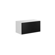 Cama full storage cabinet ROCO RO3 75 / 37 / 39 white / white / black