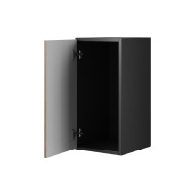 Cama full storage cabinet ROCO RO3 75 / 37 / 39 white / white / black