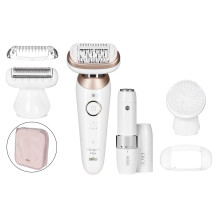 Braun Silk-épil 9 Flex 9-360 3D 40 pincetų Rožinis, Baltas