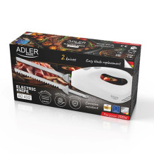 Elektrinis peilis ADLER AD 4512 baltas Elektrinis peilis ADLER AD 4512 baltas