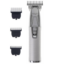 Adler AD 2836S barzdos kirpimo mašinėlė su baterija, 4,6 mm, sidabrinė