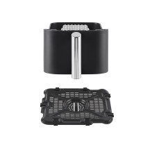 Ninja SL300EU gruzdintuvė Dviguba 7,6 l Atskirai pastatoma 2470 W Mažai riebalų naudojanti gruzdintuvė Juoda