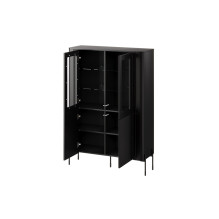 Cama VERA display cabinet 110x40x160 matt black Cama VERA display cabinet 110x40x160 matt black