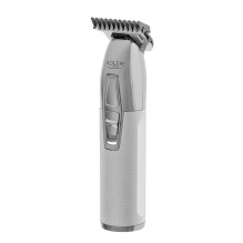 Adler AD 2836S barzdos kirpimo mašinėlė su baterija, 4,6 mm, sidabrinė