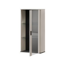 Cama S2 SOHO sieninė spintelė 60x29x112 kašmyro + juodos spalvos Cama S2 SOHO sieninė spintelė 60x29x112 kašmyro + juodos spalvos