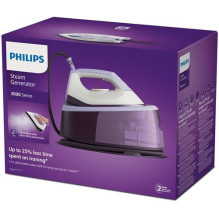 Philips 3000 series PSG3000 / 30 steam ironing station 2400 W 1.4 L Ceramic soleplate Purple, White Philips 3000 series PSG3000 / 30 steam ironing station 2400 W 1.4 L Ceramic soleplate Purple, White