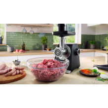 Mėsmalė „Bosch Serie 6 MFWS650B“, 500 W, juoda, sidabrinė