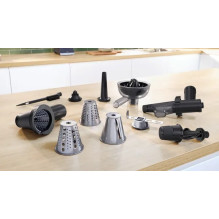 Mėsmalė „Bosch Serie 6 MFWS650B“, 500 W, juoda, sidabrinė