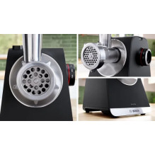 Mėsmalė „Bosch Serie 6 MFWS650B“, 500 W, juoda, sidabrinė