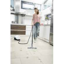 Kärcher SC 3 EasyFix cilindrinis garinis valytuvas, 0,5 l, 1900 W, juoda, balta