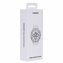 Samsung Galaxy Watch 8 Classic 3.3 cm (1.3") AMOLED 46 mm Digital 438 x 438 pixels Touchscreen 4G Silver Wi-Fi GPS 