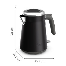 Tefal Collection KI6668E0 elektrinis virdulys 1,7 l 2400 W Juoda