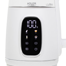 ADLER AD 1305 elektrinis virdulys baltas / sidabrinis