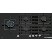 „Bosch Serie 6“ PPM9A6I40 kaitlentė, juoda, įmontuojama, 90 cm, dujinė, 5 zona(-os),