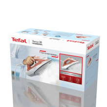 Tefal Virtuo 30 FV2C40E0 lygintuvas Sausas ir garinis lygintuvas Keraminis padas 2000 W Persikų, balta