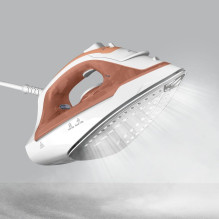 Tefal Virtuo 30 FV2C40E0 lygintuvas Sausas ir garinis lygintuvas Keraminis padas 2000 W Persikų, balta