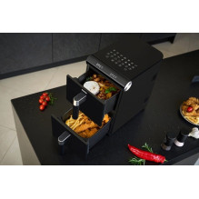 Noveen DoubleCrisp AF5050 X-LINE Riebalų neturinti gruzdintuvė 1700 W Juoda Noveen DoubleCrisp AF5050 X-LINE Riebalų neturinti gruzdintuvė 1700 W Juoda
