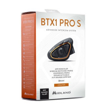 Motociklo domofonas Midland BTX1 PRO S-SINGLE Motociklo domofonas Midland BTX1 PRO S-SINGLE