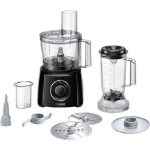 „Bosch MCM3201B“ virtuvės kombainas, 800 W, 2,3 l, juodas, permatomas