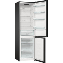 Gorenje NRK6202EBXL4 šaldytuvas-šaldiklis Laisvai pastatomas 331 LE Juoda