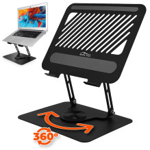 Adjustable, rotatable, ergonomic laptop stand 10-17″ LAPTOP STAND ROTO MT2662 Adjustable, rotatable, ergonomic laptop stand 10-17″ LAPTOP STAND ROTO MT2662