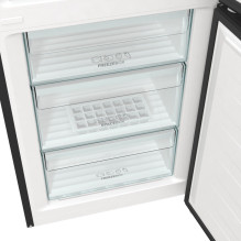 Gorenje NRK6202EBXL4 šaldytuvas-šaldiklis Laisvai pastatomas 331 LE Juoda