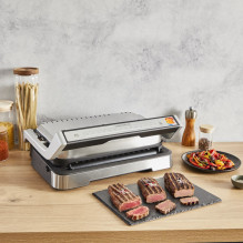 Tefal OptiGrill 2in1 GC773D kontaktinis grilis Tefal OptiGrill 2in1 GC773D kontaktinis grilis