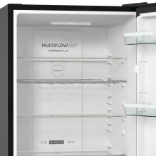 Gorenje NRK6192ABK4 šaldytuvas-šaldiklis Laisvai pastatomas 302 LE Juoda