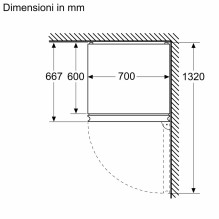 BOSCH KGN497LDF šaldytuvas-šaldiklis