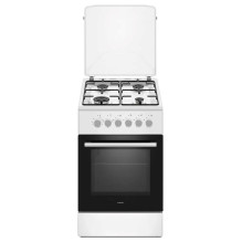 MPM MPM-56-KGM-04 Dujinė / elektrinė viryklė, balta