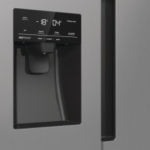 „Gorenje NRR9185ESXL“ dviduris šaldytuvas, laisvai pastatomas, 550 LE, sidabro spalvos