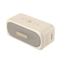 „Havit SK905BT“ (klasikinė I) – belaidė „Bluetooth“ kolonėlė, smėlio spalvos