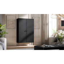 Cama Display case PALAZZO BIS 100x39x166 matte black Cama Display case PALAZZO BIS 100x39x166 matte black