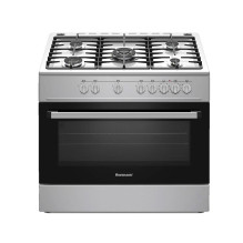 Ravanson KWGE-K90A Cheff (nerūdijančio plieno) dujinė ir elektrinė viryklė