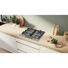 „Bosch Serie 6 PCH6A5I90“ kaitlentė Nerūdijančio plieno Įmontuojama 60 cm Dujinė 4 zona(-os)