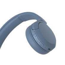 „Sony WH-CH520“ belaidės ausinės su galvos lankeliu, skambučiams / muzikai, USB, C tipo, „Bluetooth“, mėlynos „Sony WH-CH520“ belaidės ausinės su galvos lankeliu, skambučiams / muzikai, USB, C tipo, „Bluetooth“, mėlynos