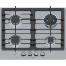 „Bosch Serie 6 PCH6A5I90“ kaitlentė Nerūdijančio plieno Įmontuojama 60 cm Dujinė 4 zona(-os)