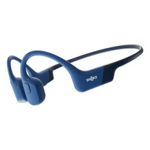 SHOKZ OPENRUN belaidės sportinės ausinės su kaklo juosta, mėlynos SHOKZ OPENRUN belaidės sportinės ausinės su kaklo juosta, mėlynos