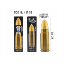 Bullet Brass thermos cartridge 500 ml Bullet Brass thermos cartridge 500 ml