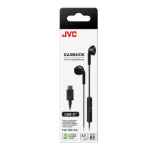 JVC HA-FR17UC į ausis įdedamos laidinės ausinės, USB-C, juodos