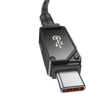 Baseus Unbreakable USB C to iP cable 1 m 20 W Black
